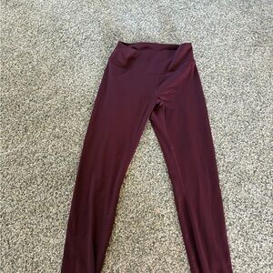 lululemon athletica Burgundy High-Rise Leggings